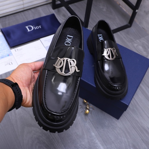 Cheap Christian Dior Leather Shoes For Men #1266658 Replica Wholesale [$88.00 USD] [ITEM#1266658] on Replica Christian Dior Leather Shoes