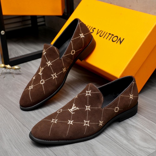 Cheap Louis Vuitton LV Oxfords Shoes For Men #1266663 Replica Wholesale [$85.00 USD] [ITEM#1266663] on Replica Louis Vuitton LV Oxfords Shoes