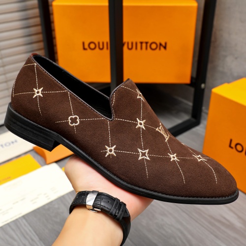 Cheap Louis Vuitton LV Oxfords Shoes For Men #1266663 Replica Wholesale [$85.00 USD] [ITEM#1266663] on Replica Louis Vuitton LV Oxfords Shoes