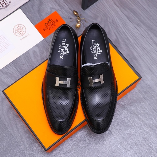 Cheap Hermes Leather Shoes For Men #1266667 Replica Wholesale [$82.00 USD] [ITEM#1266667] on Replica Hermes Leather Shoes