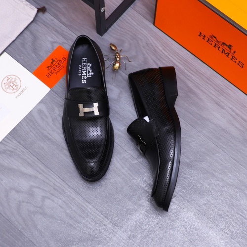 Cheap Hermes Leather Shoes For Men #1266667 Replica Wholesale [$82.00 USD] [ITEM#1266667] on Replica Hermes Leather Shoes