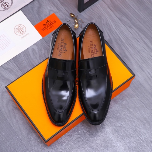 Cheap Hermes Leather Shoes For Men #1266668 Replica Wholesale [$82.00 USD] [ITEM#1266668] on Replica Hermes Leather Shoes