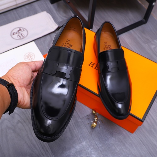 Cheap Hermes Leather Shoes For Men #1266668 Replica Wholesale [$82.00 USD] [ITEM#1266668] on Replica Hermes Leather Shoes