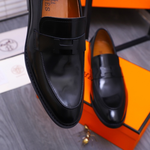 Cheap Hermes Leather Shoes For Men #1266668 Replica Wholesale [$82.00 USD] [ITEM#1266668] on Replica Hermes Leather Shoes