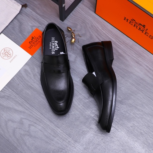 Cheap Hermes Leather Shoes For Men #1266669 Replica Wholesale [$82.00 USD] [ITEM#1266669] on Replica Hermes Leather Shoes