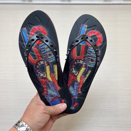 Cheap Christian Louboutin CL Slippers For Men #1266707 Replica Wholesale [$45.00 USD] [ITEM#1266707] on Replica Christian Louboutin CL Slippers