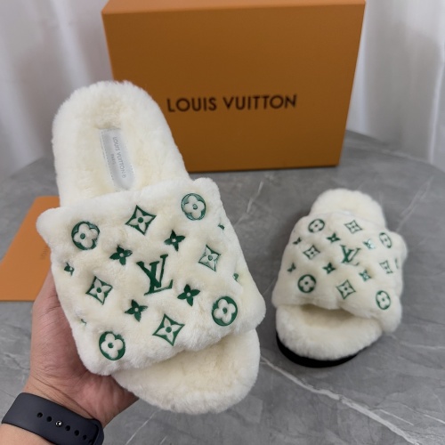 Cheap Louis Vuitton Slippers For Women #1266721 Replica Wholesale [$85.00 USD] [ITEM#1266721] on Replica Louis Vuitton Slippers