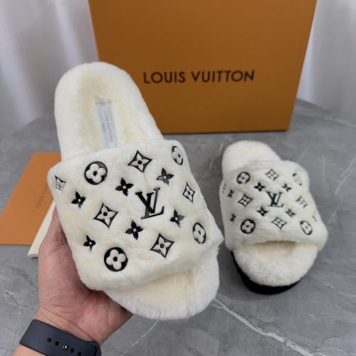 Cheap Louis Vuitton Slippers For Women #1266724 Replica Wholesale [$85.00 USD] [ITEM#1266724] on Replica Louis Vuitton Slippers