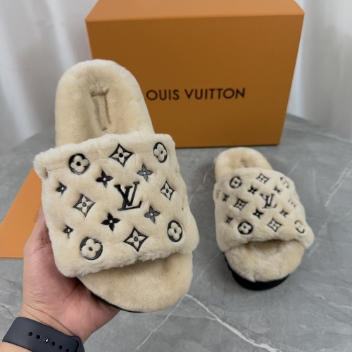 Cheap Louis Vuitton Slippers For Women #1266727 Replica Wholesale [$85.00 USD] [ITEM#1266727] on Replica Louis Vuitton Slippers