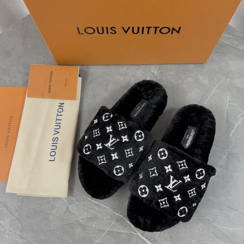 Cheap Louis Vuitton Slippers For Women #1266729 Replica Wholesale [$85.00 USD] [ITEM#1266729] on Replica Louis Vuitton Slippers