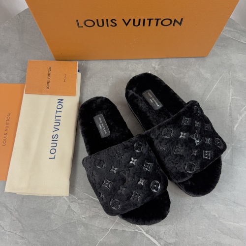 Cheap Louis Vuitton Slippers For Women #1266733 Replica Wholesale [$85.00 USD] [ITEM#1266733] on Replica Louis Vuitton Slippers