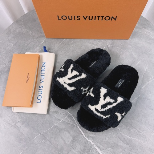 Cheap Louis Vuitton Slippers For Women #1266738 Replica Wholesale [$85.00 USD] [ITEM#1266738] on Replica Louis Vuitton Slippers