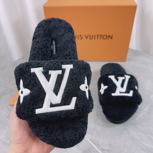 Cheap Louis Vuitton Slippers For Women #1266740 Replica Wholesale [$85.00 USD] [ITEM#1266740] on Replica Louis Vuitton Slippers