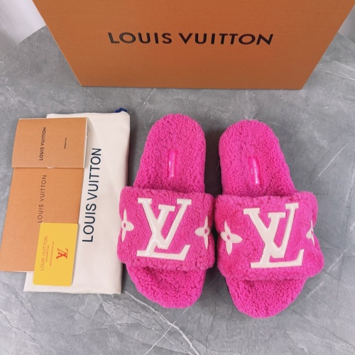 Cheap Louis Vuitton Slippers For Women #1266743 Replica Wholesale [$85.00 USD] [ITEM#1266743] on Replica Louis Vuitton Slippers