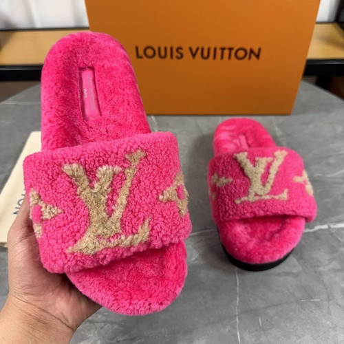 Cheap Louis Vuitton Slippers For Women #1266745 Replica Wholesale [$85.00 USD] [ITEM#1266745] on Replica Louis Vuitton Slippers