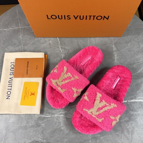 Cheap Louis Vuitton Slippers For Women #1266745 Replica Wholesale [$85.00 USD] [ITEM#1266745] on Replica Louis Vuitton Slippers