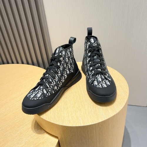 Cheap Christian Dior High Top Shoes For Men #1266749 Replica Wholesale [$102.00 USD] [ITEM#1266749] on Replica Christian Dior High Top Shoes