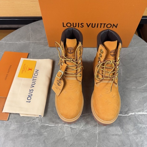 Cheap Louis Vuitton Boots For Women #1266764 Replica Wholesale [$128.00 USD] [ITEM#1266764] on Replica Louis Vuitton Boots