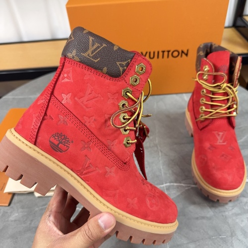 Cheap Louis Vuitton Boots For Women #1266766 Replica Wholesale [$128.00 USD] [ITEM#1266766] on Replica Louis Vuitton Boots