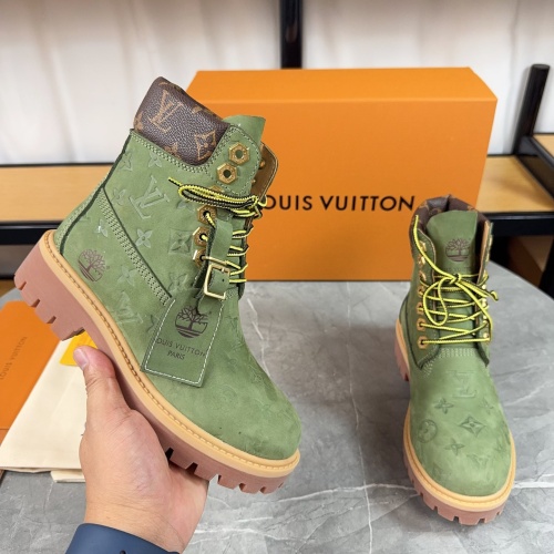 Cheap Louis Vuitton Boots For Women #1266768 Replica Wholesale [$128.00 USD] [ITEM#1266768] on Replica Louis Vuitton Boots