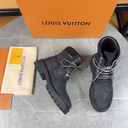 Cheap Louis Vuitton Boots For Women #1266770 Replica Wholesale [$128.00 USD] [ITEM#1266770] on Replica Louis Vuitton Boots