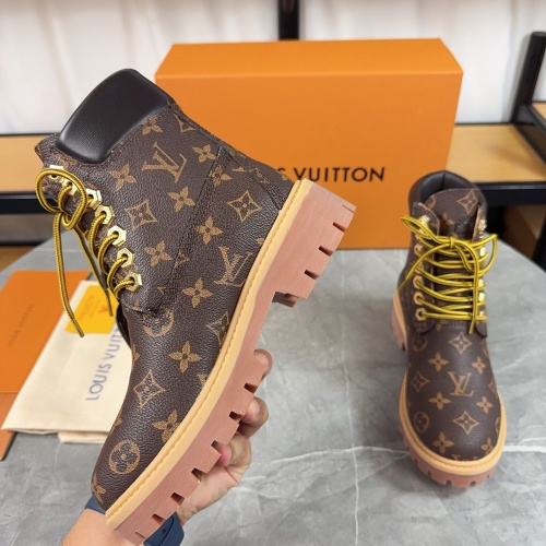 Cheap Louis Vuitton Boots For Women #1266772 Replica Wholesale [$128.00 USD] [ITEM#1266772] on Replica Louis Vuitton Boots