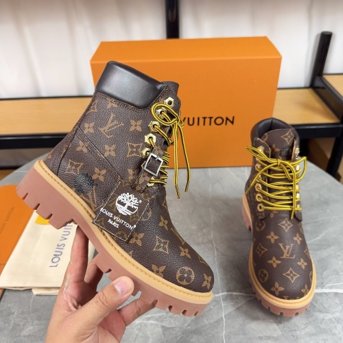 Cheap Louis Vuitton Boots For Women #1266772 Replica Wholesale [$128.00 USD] [ITEM#1266772] on Replica Louis Vuitton Boots