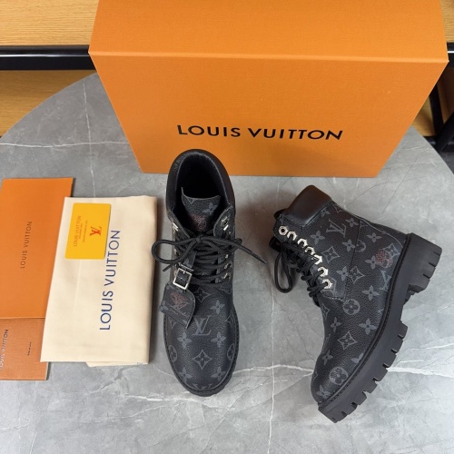 Cheap Louis Vuitton Boots For Women #1266774 Replica Wholesale [$128.00 USD] [ITEM#1266774] on Replica Louis Vuitton Boots