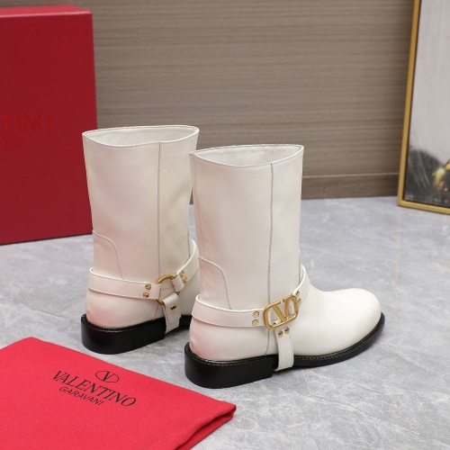 Cheap Valentino Boots For Women #1266789 Replica Wholesale [$150.00 USD] [ITEM#1266789] on Replica Valentino Boots