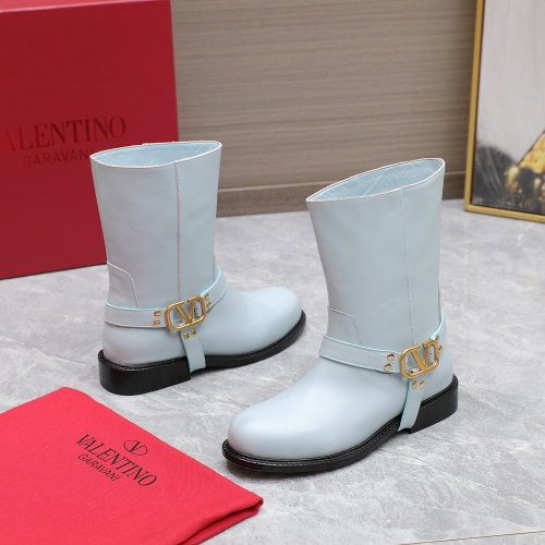 Cheap Valentino Boots For Women #1266791 Replica Wholesale [$150.00 USD] [ITEM#1266791] on Replica Valentino Boots