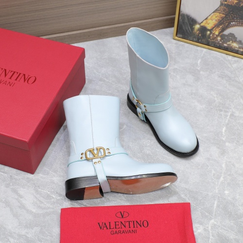 Cheap Valentino Boots For Women #1266791 Replica Wholesale [$150.00 USD] [ITEM#1266791] on Replica Valentino Boots