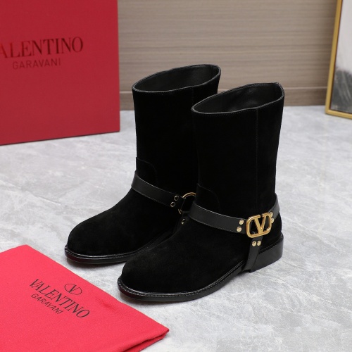 Cheap Valentino Boots For Women #1266798 Replica Wholesale [$150.00 USD] [ITEM#1266798] on Replica Valentino Boots