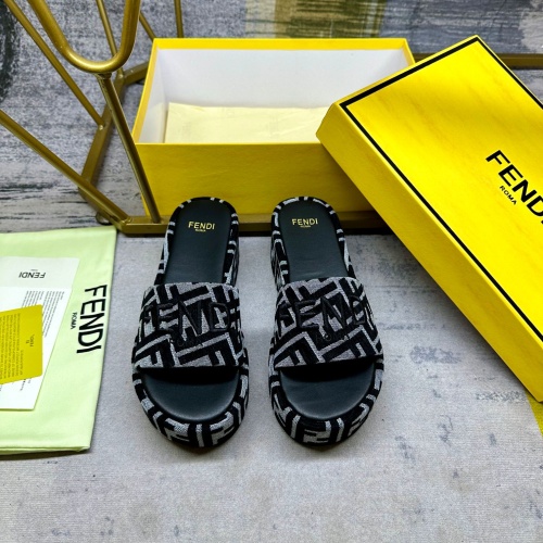 Cheap Fendi Slippers For Women #1266826 Replica Wholesale [$82.00 USD] [ITEM#1266826] on Replica Fendi Slippers