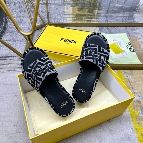 Cheap Fendi Slippers For Women #1266826 Replica Wholesale [$82.00 USD] [ITEM#1266826] on Replica Fendi Slippers