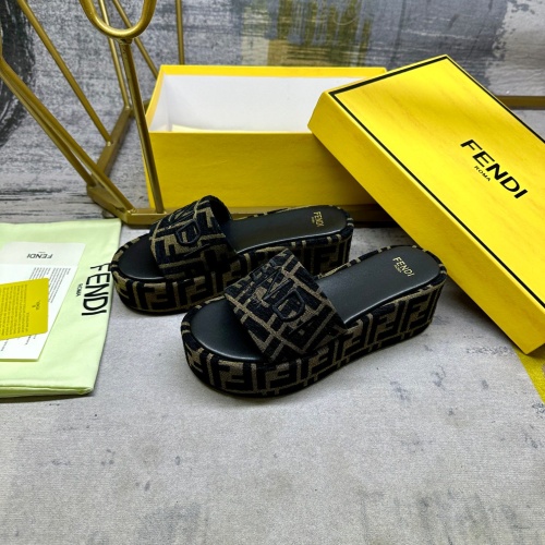 Cheap Fendi Slippers For Women #1266828 Replica Wholesale [$82.00 USD] [ITEM#1266828] on Replica Fendi Slippers