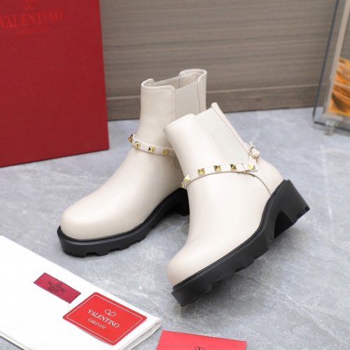 Cheap Valentino Boots For Women #1266837 Replica Wholesale [$130.00 USD] [ITEM#1266837] on Replica Valentino Boots