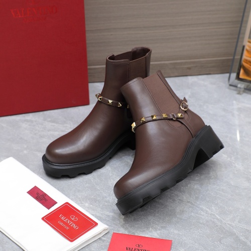 Cheap Valentino Boots For Women #1266838 Replica Wholesale [$130.00 USD] [ITEM#1266838] on Replica Valentino Boots