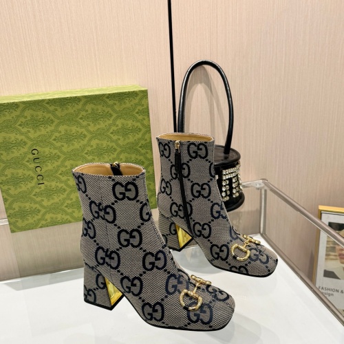 Cheap Gucci Boots For Women #1266854 Replica Wholesale [$100.00 USD] [ITEM#1266854] on Replica 