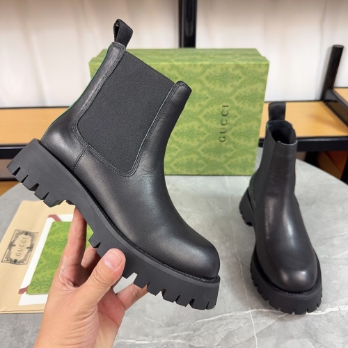 Cheap Gucci Boots For Women #1266855 Replica Wholesale [$112.00 USD] [ITEM#1266855] on Replica 