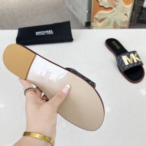 Cheap Michael Kors Slippers For Women #1266876 Replica Wholesale [$82.00 USD] [ITEM#1266876] on Replica Michael Kors Slippers