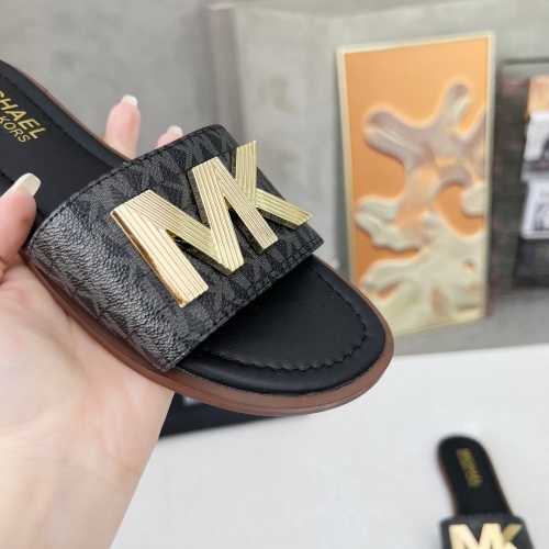 Cheap Michael Kors Slippers For Women #1266879 Replica Wholesale [$82.00 USD] [ITEM#1266879] on Replica Michael Kors Slippers