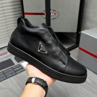 Cheap Prada High Top Shoes For Men #1257421 Replica Wholesale [$88.00 USD] [ITEM#1257421] on Replica Prada High Top Shoes