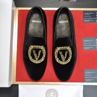 Cheap Versace Leather Shoes For Men #1257472 Replica Wholesale [$85.00 USD] [ITEM#1257472] on Replica Versace Leather Shoes