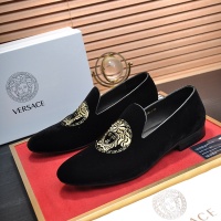 Cheap Versace Leather Shoes For Men #1257475 Replica Wholesale [$85.00 USD] [ITEM#1257475] on Replica Versace Leather Shoes