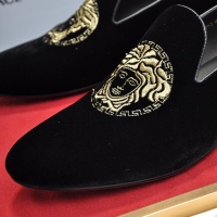 Cheap Versace Leather Shoes For Men #1257475 Replica Wholesale [$85.00 USD] [ITEM#1257475] on Replica Versace Leather Shoes