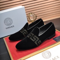 Cheap Versace Leather Shoes For Men #1257483 Replica Wholesale [$85.00 USD] [ITEM#1257483] on Replica Versace Leather Shoes