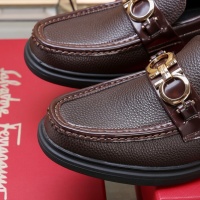 Cheap Salvatore Ferragamo Leather Shoes For Men #1257535 Replica Wholesale [$98.00 USD] [ITEM#1257535] on Replica Salvatore Ferragamo Leather Shoes