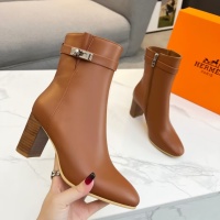 Cheap Hermes Boots For Women #1257797 Replica Wholesale [$108.00 USD] [ITEM#1257797] on Replica Hermes Boots