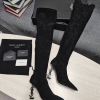 Cheap Yves Saint Laurent YSL Boots For Women #1258407 Replica Wholesale [$145.00 USD] [ITEM#1258407] on Replica Yves Saint Laurent YSL Boots