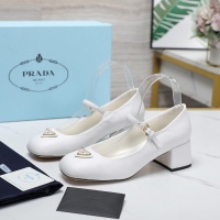 Cheap Prada High-heeled Shoes For Women #1258589 Replica Wholesale [$108.00 USD] [ITEM#1258589] on Replica Prada High-heeled Shoes